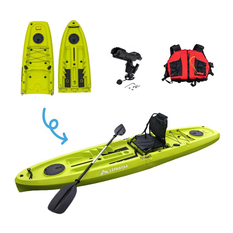 Fishing Kayak Pedal Drive - Надувной каяк LSF Novel 3.3 метра