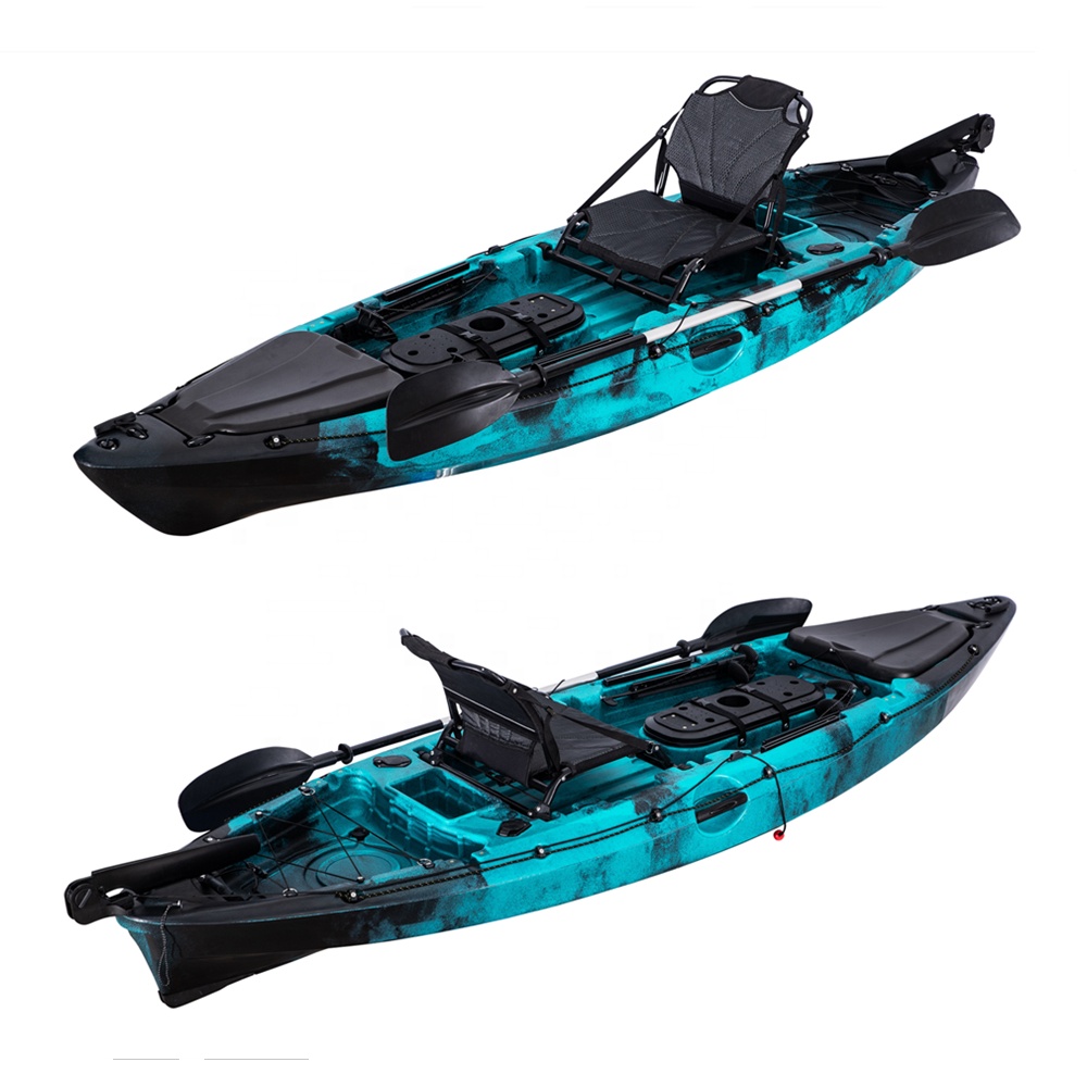 Fishing Kayak Pedal Drive - Рыболовный каяк LSF First-class, одноместный, пластиковый,